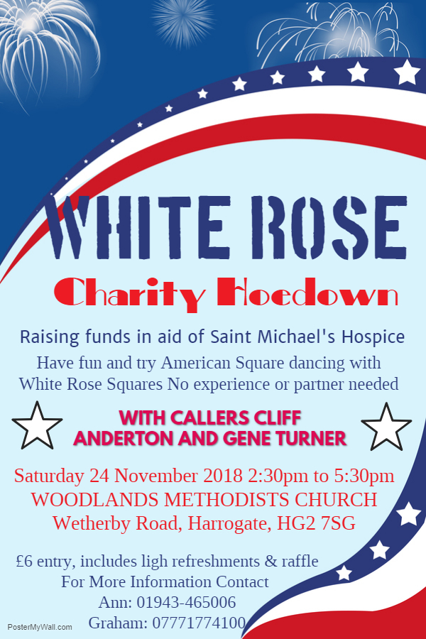 WhiteRoseCharityHoedownPoster